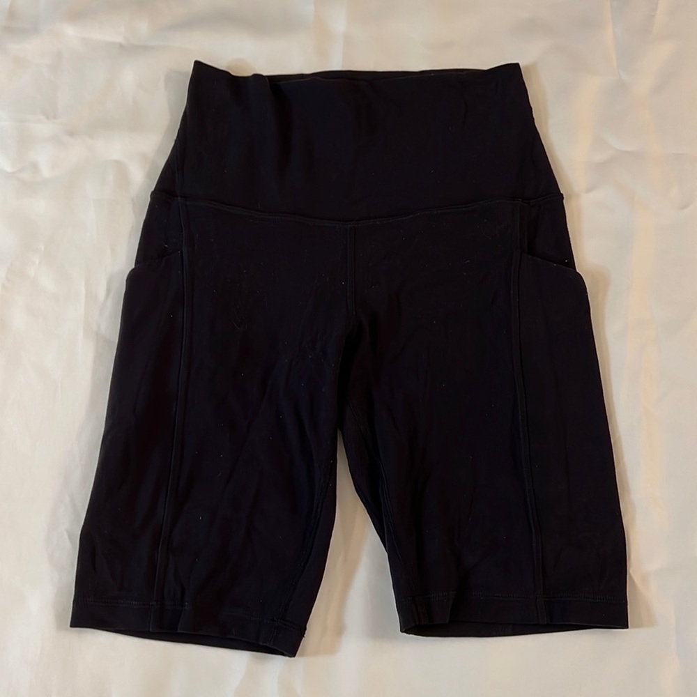 Lululemon Soft High waist shorts with side pockets